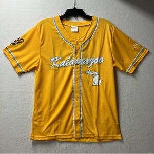 Kalamazoo Growlers Michigan Minor League SGA Baseball Jersey Adult Size Small